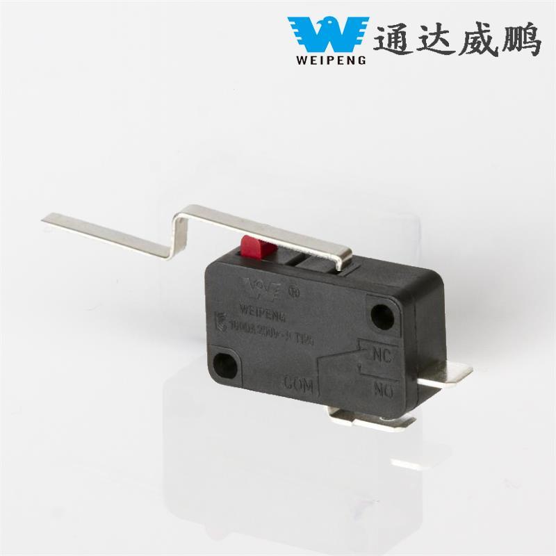 2-Pin 16A घरेलु उपकरणहरूको लागि उच्च-शक्ति रिसेट माइक्रो स्विच
