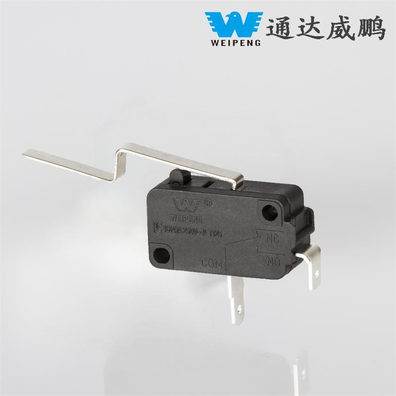 2-Pin/3-Pin 16A आर्क ह्यान्डल उच्च वर्तमान उच्च तापमान प्रतिरोधी माइक्रो स्विच