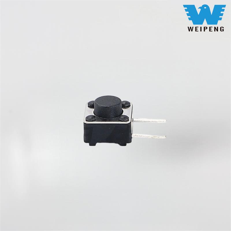 दुई खुट्टाको साथ 6X6mm सतह माउन्ट ट्याक्टाइल स्विच