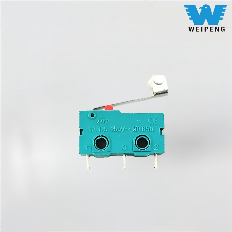 सम्पर्क बटन 5A/125V 250V स्ट्रेट ह्यान्डल थ्री-पिन यात्रा सीमा माइक्रो स्विच