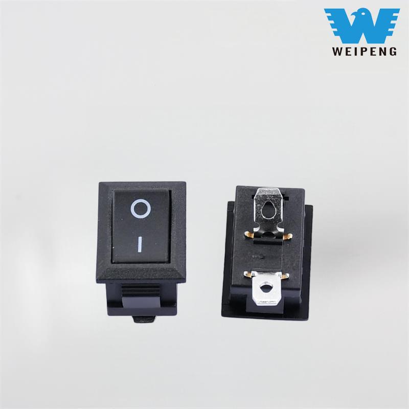 Kcd115*21mm झुकिएको खुट्टाको साथ दुई-पोजिसन रकर स्विच