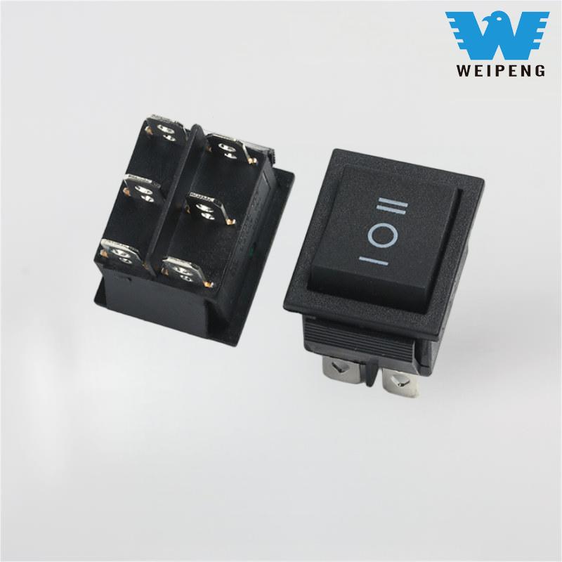 KCD4 कालो रकर स्विच 31*25mm 16A 250V