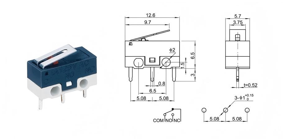 स्मार्ट ढोका लक माउस स्विच